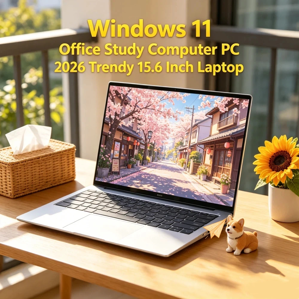

Modern 15.6 Ultra Slim Laptop Intel N3700 16GB RAM 2TB SSD 1920*1080 Windows 11 Pro Gaming Office Study PC