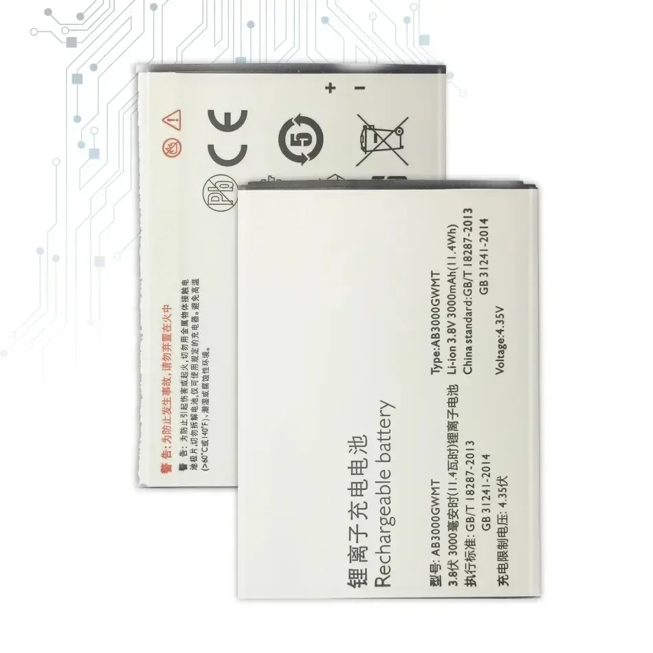 1700mAh-3300mAh Battery AB3000GWMT AB3300DWM AB1700AWML AB2500AWMT For Philips S616 S610 S388 CTS388 S318 CTS318