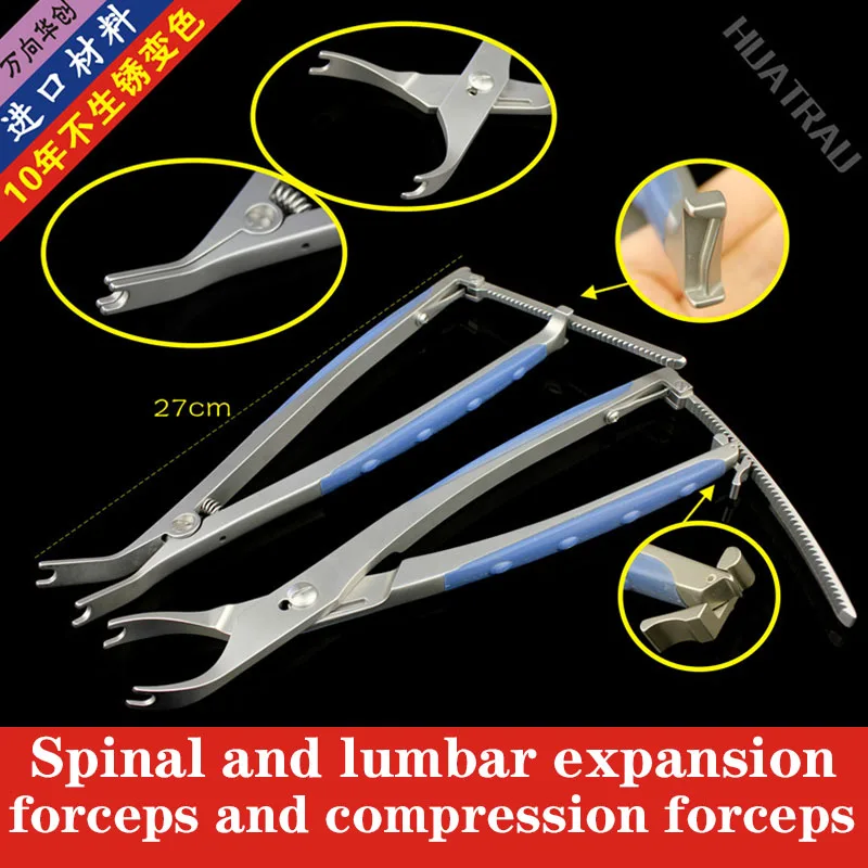 

Orthopedic instruments medical spine and lumbar pedicle titanium rod expansion forceps compression forceps retractor