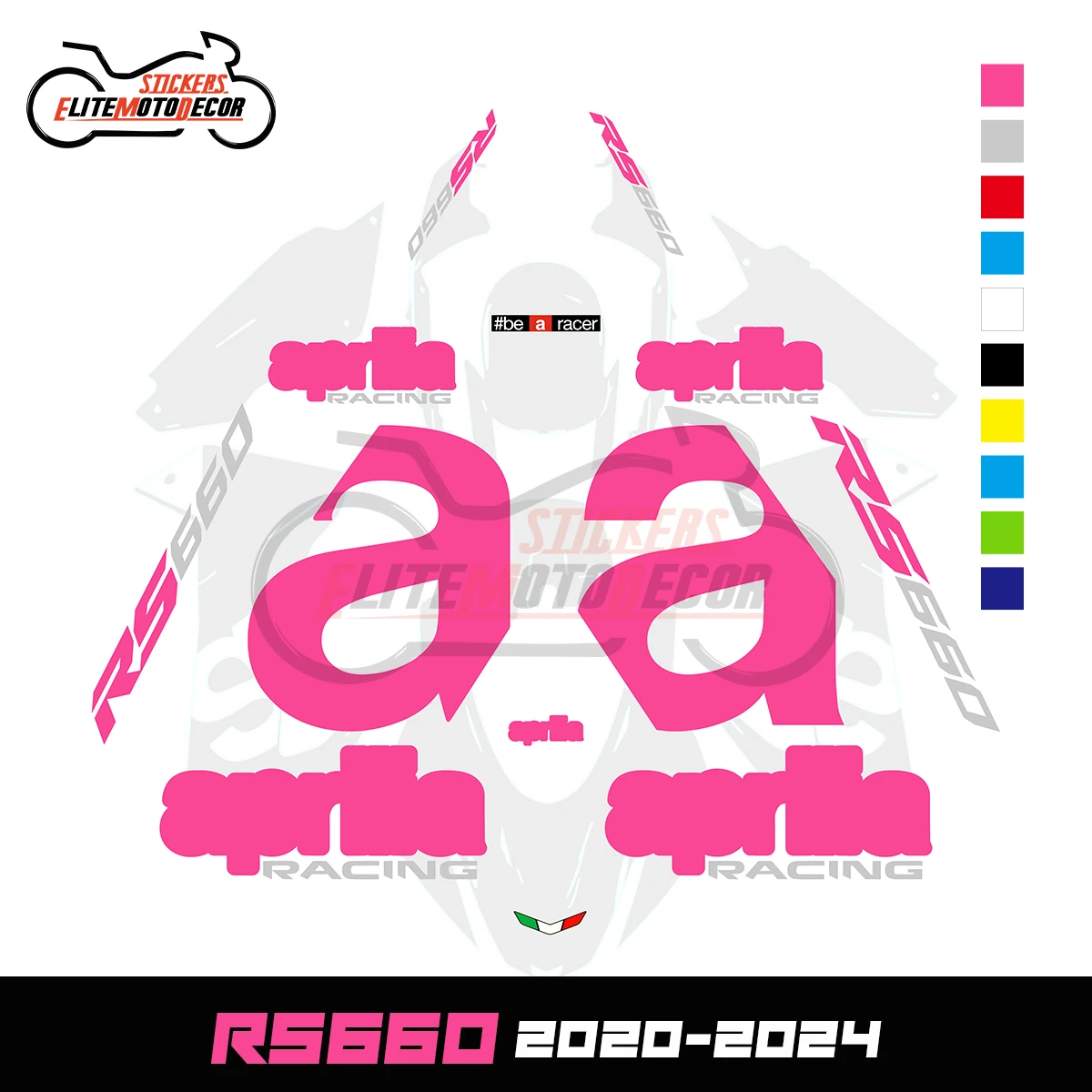 

For Aprilia Stickers Motorcycle Accessories fairing Stickers rs660 rs 600 2020 2021 2022 2023 2024 full vehicle decal kit