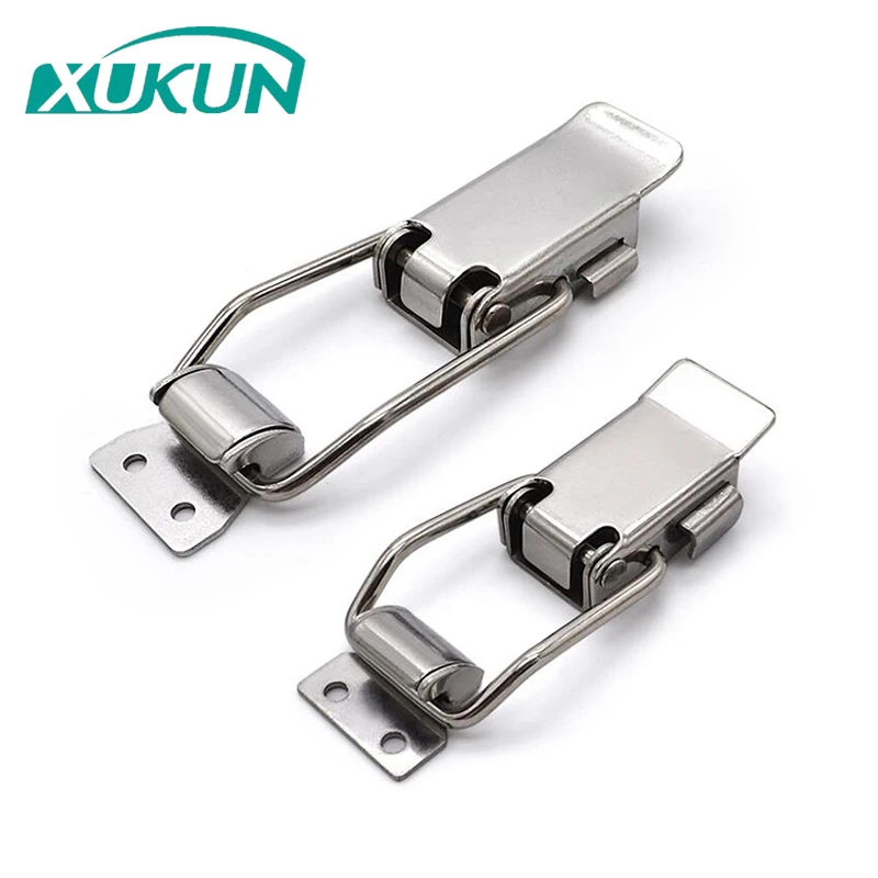 XK704-1 Pressing type hasp lock electrical box electrical cabinet self-locking toggle latch  10pcs