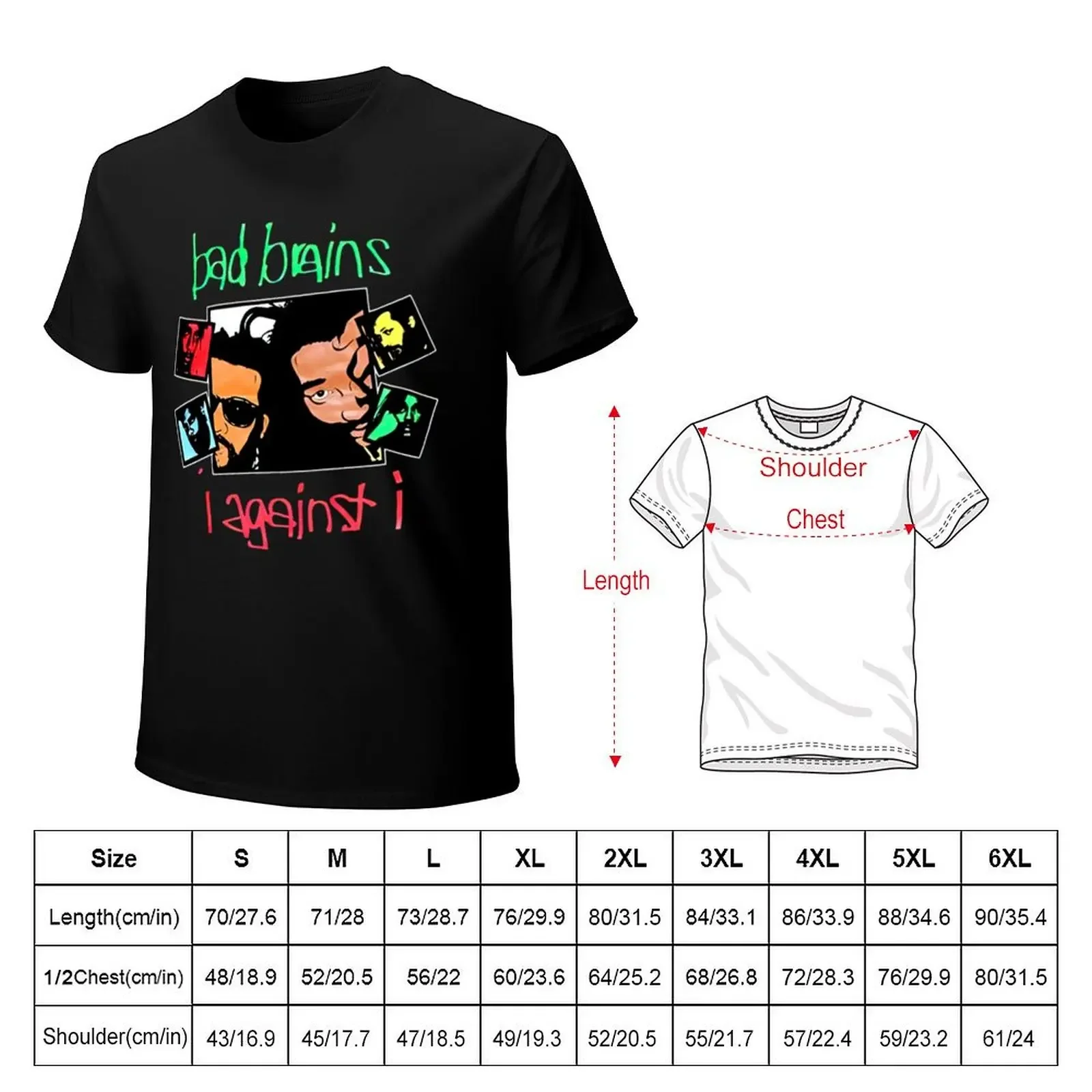 Bad Brains T-shirt new edition plus size tops mens tall t shirts