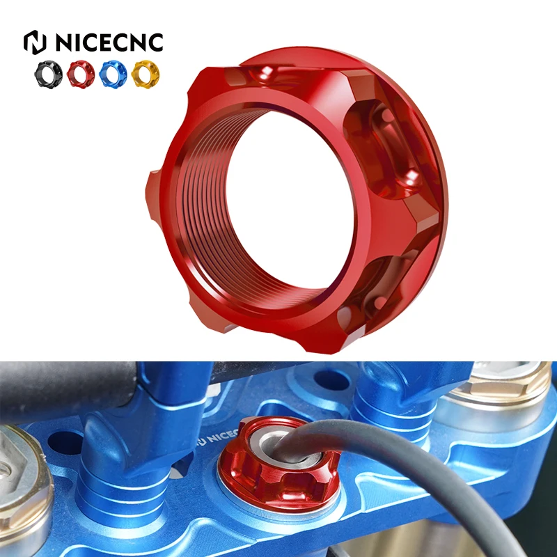

NICECNC Steering Stem Nut For Honda CRF1000L CRF250L CRF250M CRF250RALLY CRF150R CRM50 80 85 250AR XR230 XR250 XR400 MOTARD