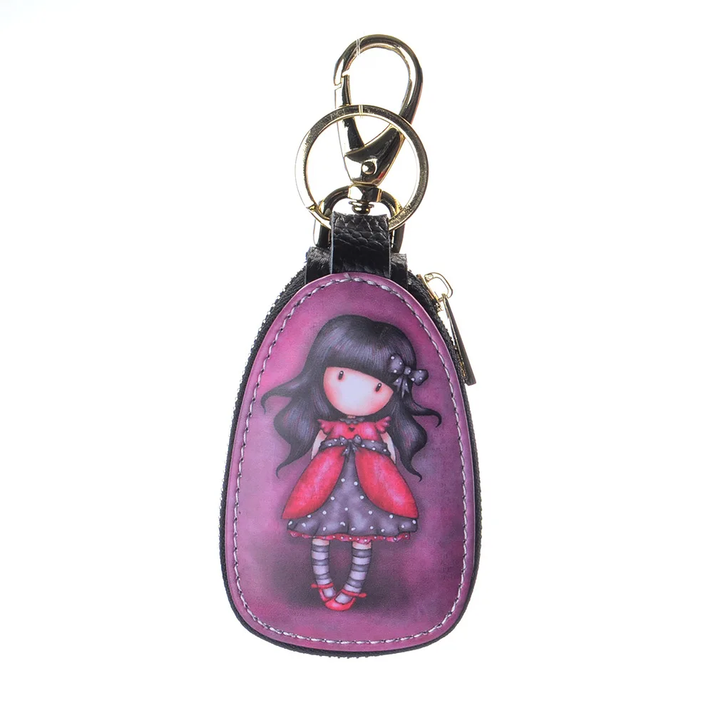 General car key case cartoon pattern protection cover men and women key case Porta Chaves Purse Porta Chave Funda Llave