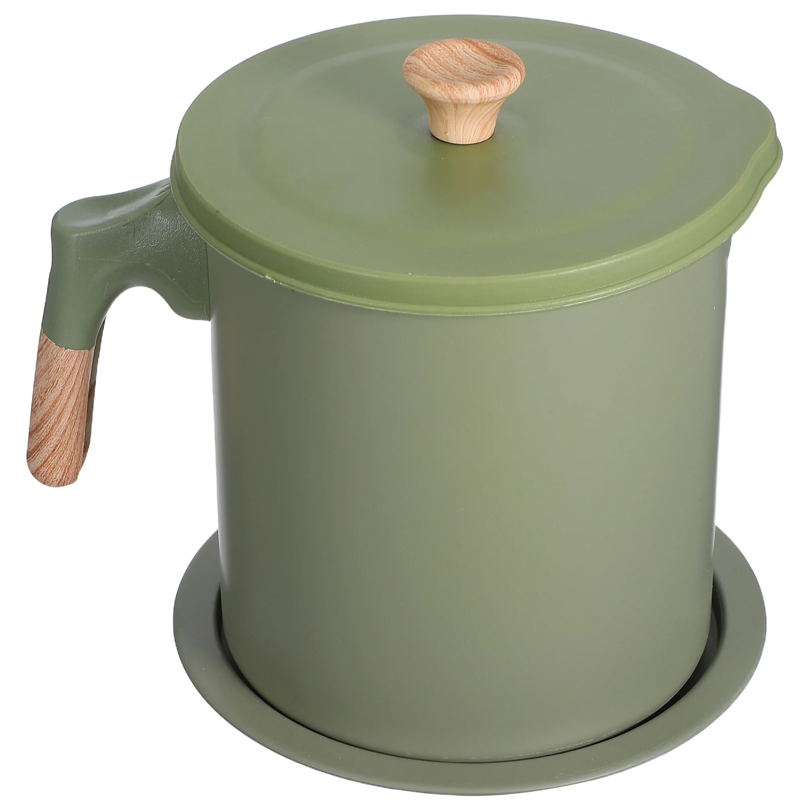 

1.4L Stainless Steel Oil Keeper Filter Pot Mesh Strainer Japanese Design Large Capacity Sealed Lid For Kitchen Bbq Grease