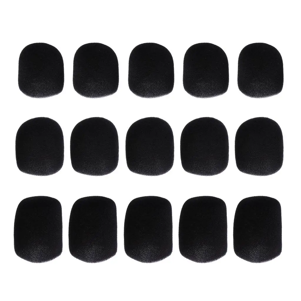 Funda de esponja para micrófono, filtro de parabrisas para micrófono inalámbrico, 4,6 cm/5,5 cm, 5 piezas