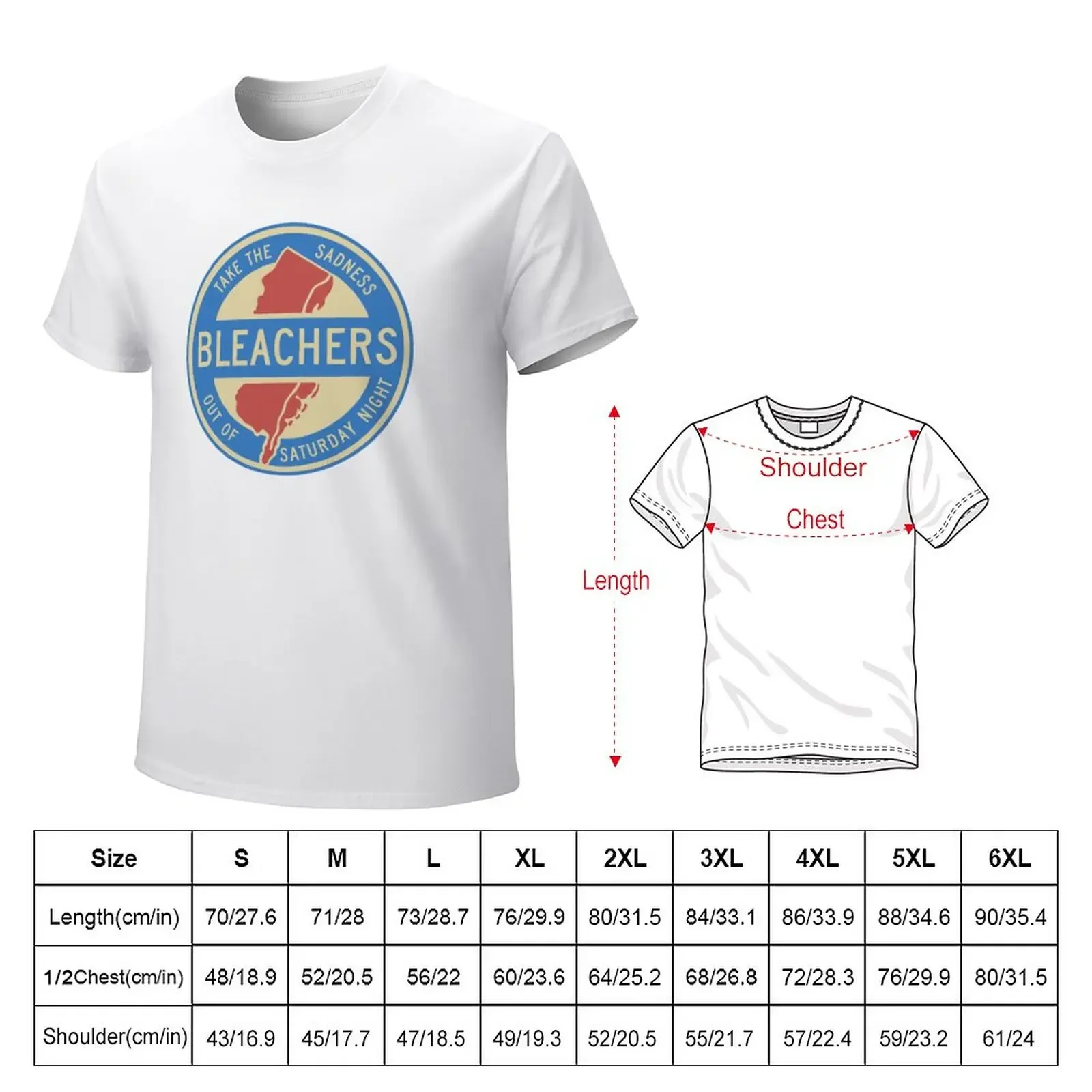 bleachers T-Shirt vintage quick drying men graphic t shirts quick drying anime mens graphic t-shirts anime