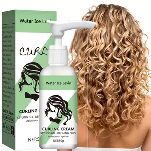 Crema para peinar el cabello rizado, fórmula hidratante y suavizante, mejora la elasticidad y el brillo del cabello rizado, fácil de establecer 10 mejores ventas Afro Hair Care - №3