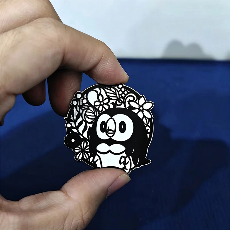 Custom Personal Laser Engraving Brooch Custom Designed Pin Custom Metal Logo Brooch Stainless Steel Souvenir In Personal Design