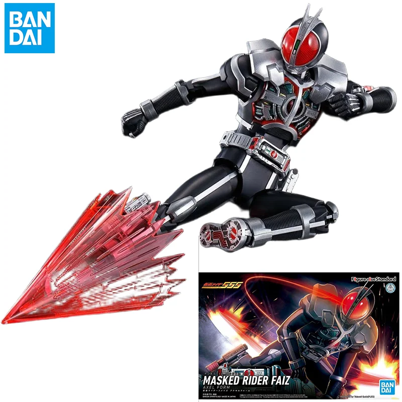 

Bandai Figure-rise Standard FRS Kamen Rider FAIZ AXEL FORM pvc Action Anime model kit Assembly original box toy gift for kids