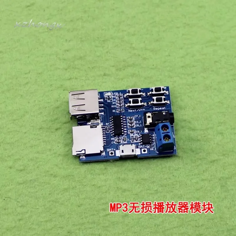 

Mp3 nondestructive decoding board TF card U disk mp3 decoding player module Built-in amplifier (H6B4)