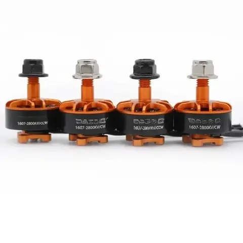 4Pcs 1607 Brushless Motor 2800KV 3850KV CW CCW 2-4S Lipo Replacement Parts for Long Range FPV Racing Drone