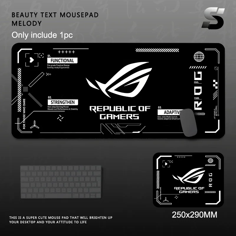 

Gaming Mats Large Extended Pad for ASUS Rog Mouse Pad Gamer PC Computer Keyboard XXL Desk Mat Offices Interior Accessories Rug