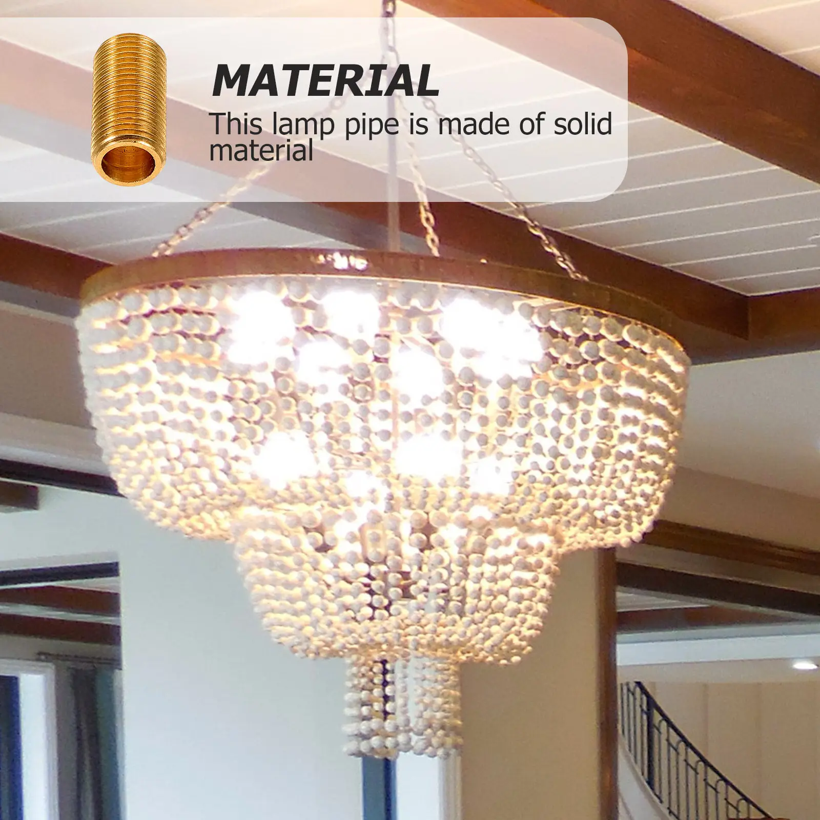 

8 шт. латунных резьбовых соединителей M10 для ламп, высокопрочные удлинительные стержни для ремонта светильников и осветительных приборов, DIY