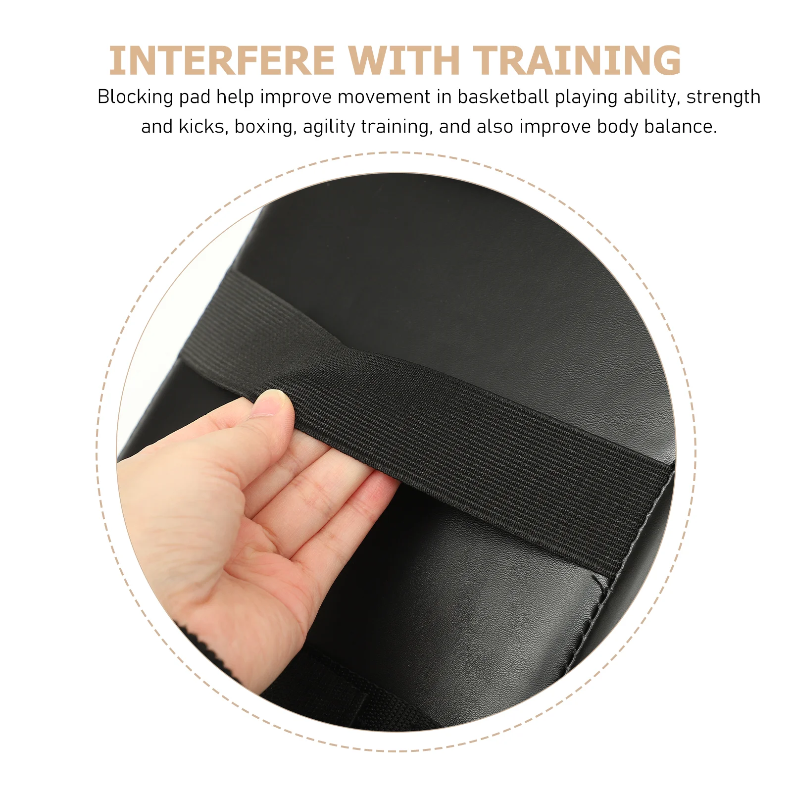 Basketball Mat Training Pad Sports Supply Grip Tool Professional Blocking Pu Child Practical