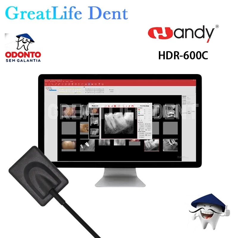 

Mexico RU EU In Stock Greatlife Dent Imaging System Digital HDR-600C X-ray Dental RVG Sensor Twain Driver 10 Mutil Languages