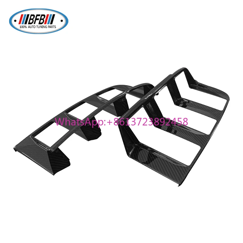 

Carbon Fiber Car Exterior Trim for Ford Mustang 2024up Dry Carbon Fiber Rear Tail Light Lamp Strip Cover Trim