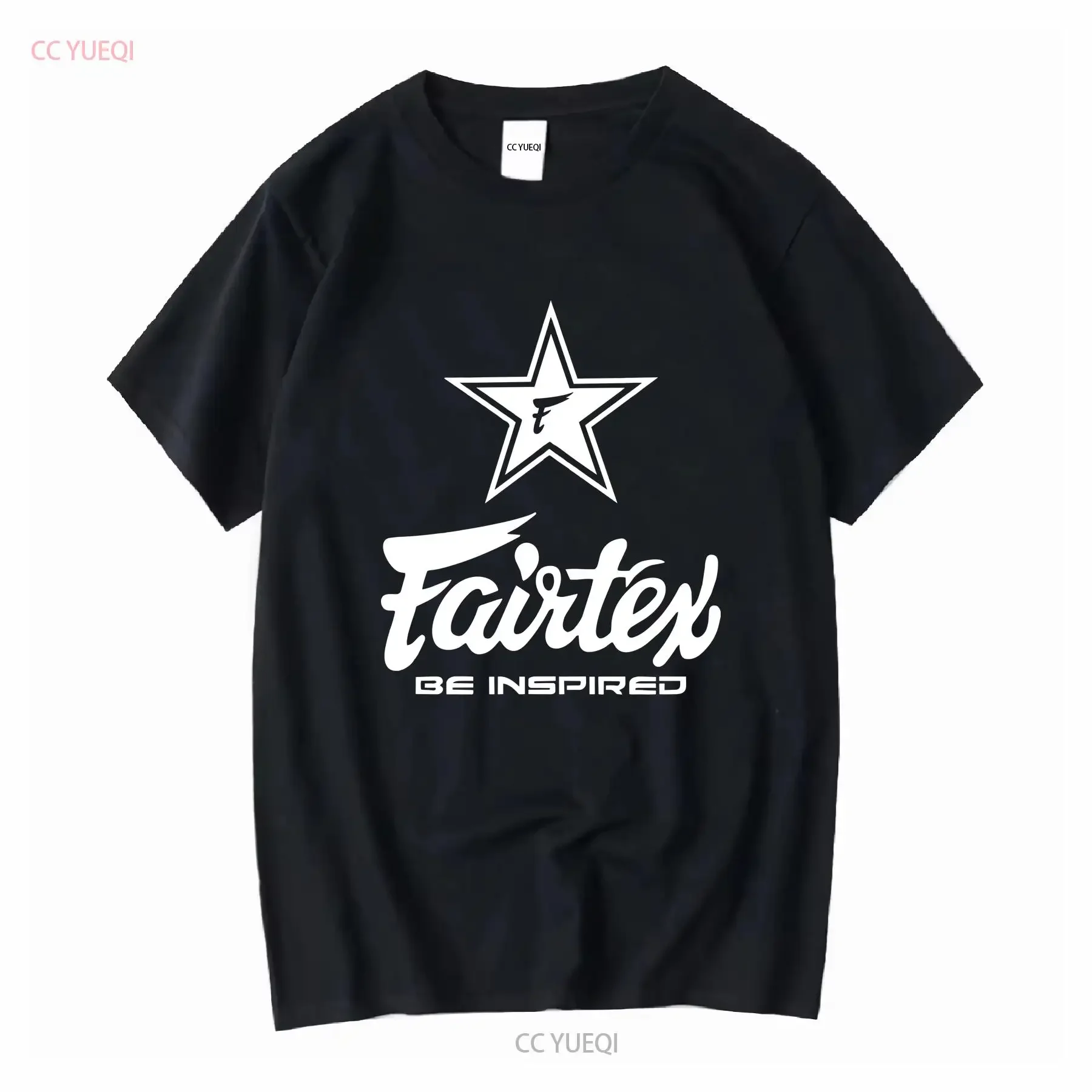 New T Shirt FAIRTEX BE INSPIRED Logo Men's USA Size S to 5XL long or short sleeves vintage Washed Stretched streetwear Soft