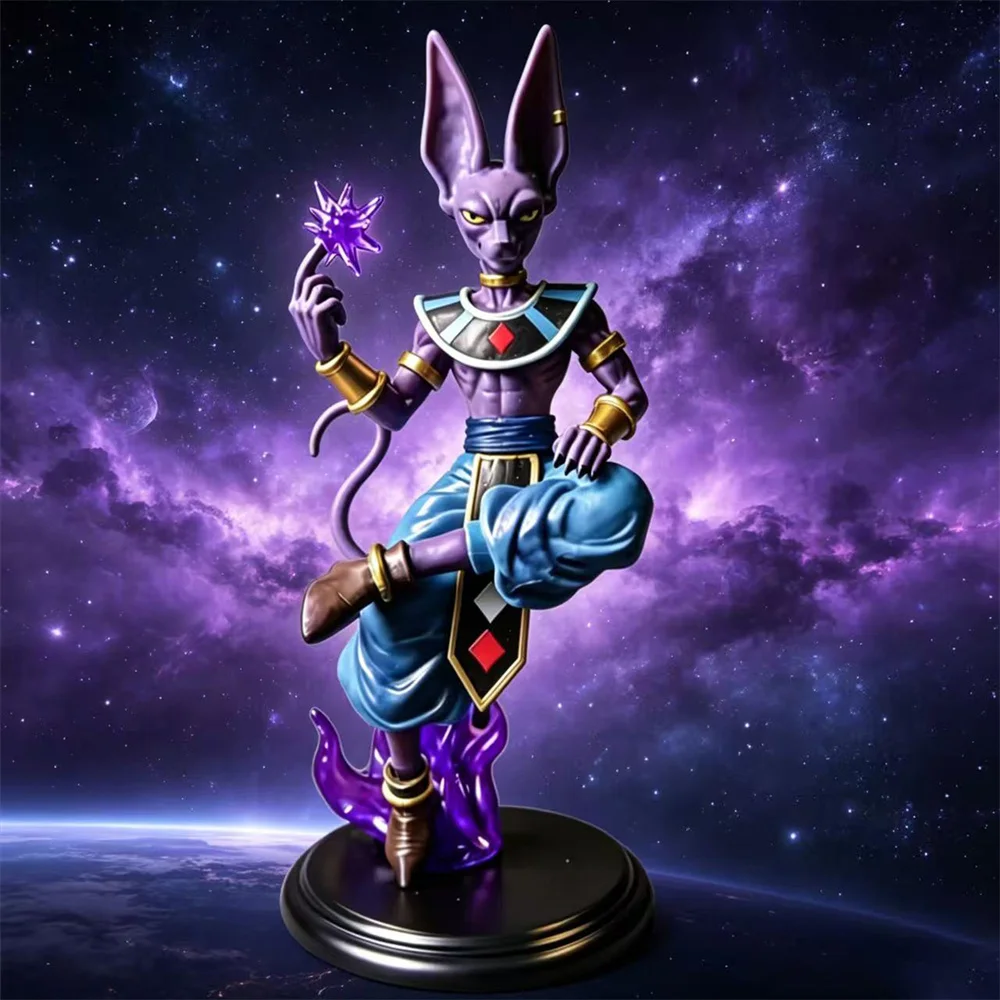 Anime Dragon Ball Z Beerus Anime Figure 20cm/7.87in Super God Of Destruction Beerus Action Figures Collection Mode Toys Gifts