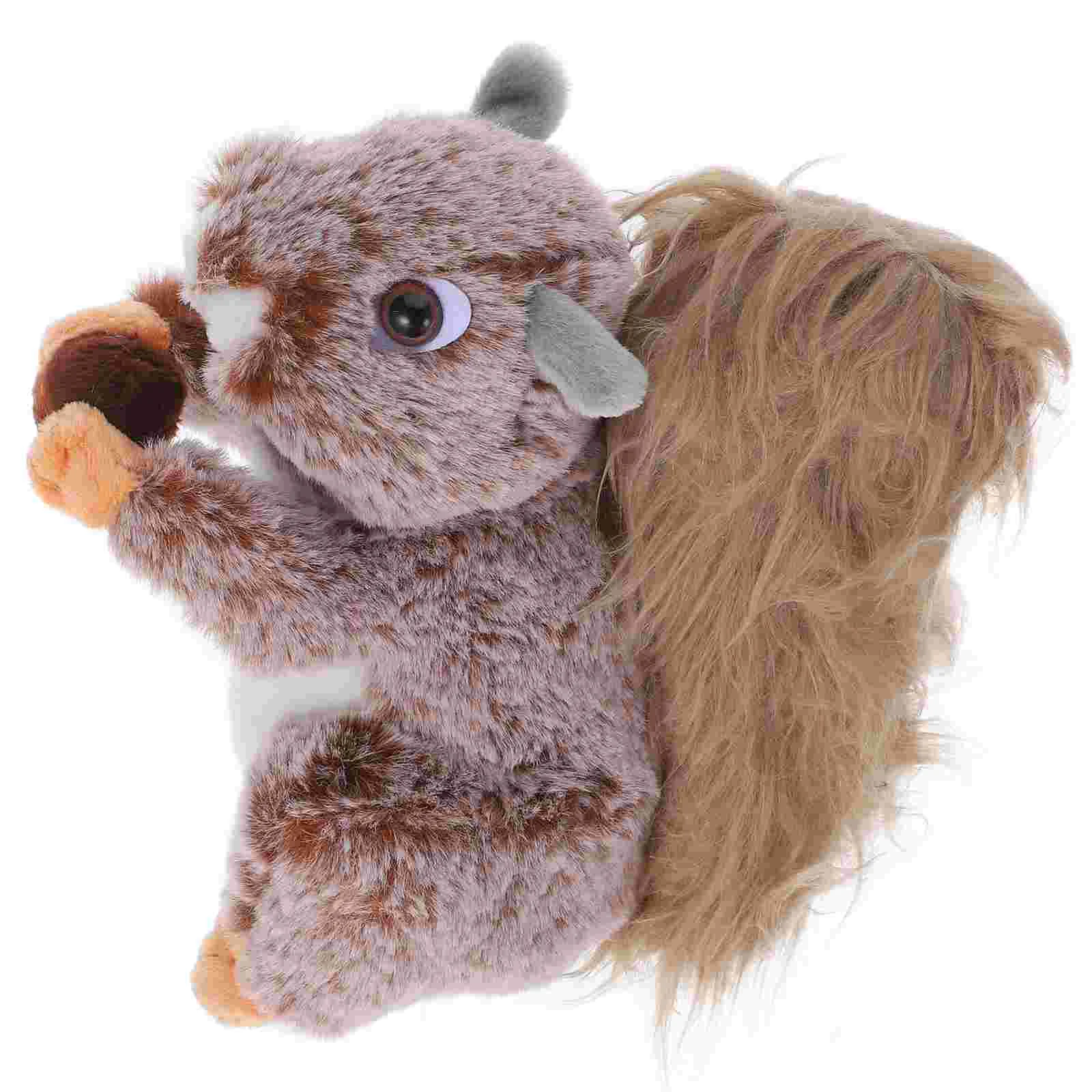 

Toy Squirrel Plush Mini Toys Cartoon Christmas Brown Pp Cotton Stuffed Bear Animal Baby Gifts