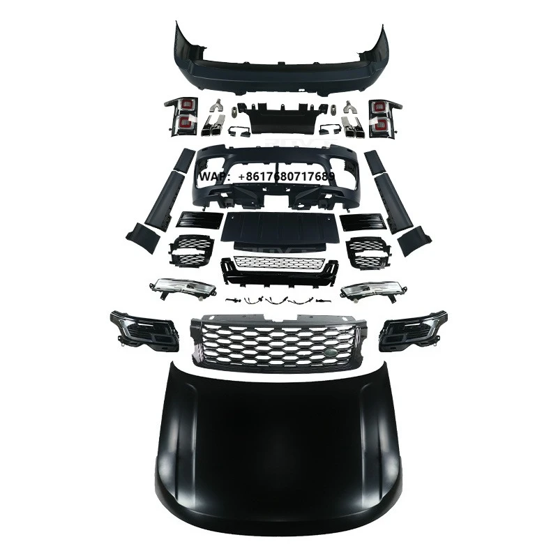ROVCE High Quality Body Kit for  Range Rover VOGUE 2013-2017 Upgrade to 2018-2022 SVO