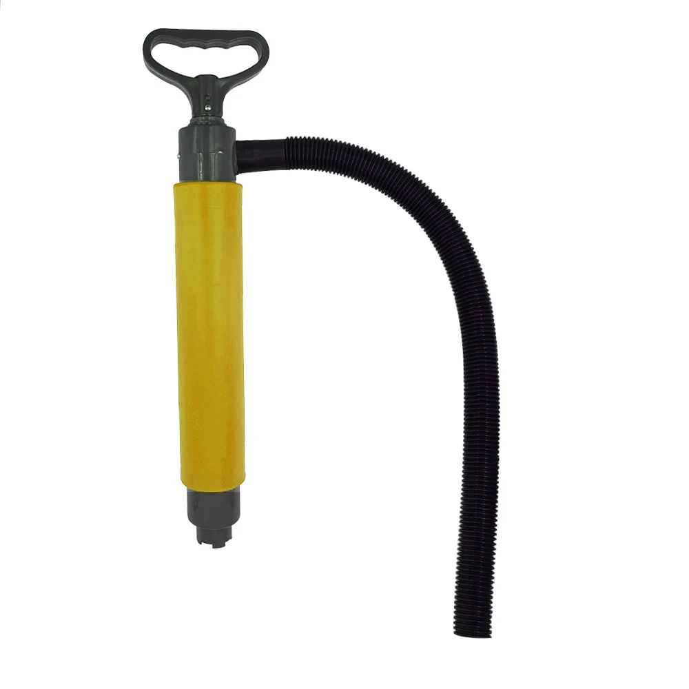MARINE the Yellow Manual Kayak Water Pump Can Float on the Bottom of the Boat and Is a Yacht Accessory
