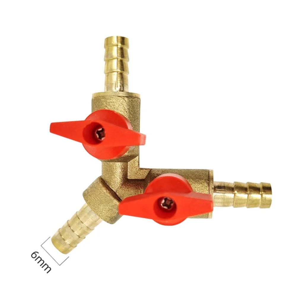 Y Type Hose Barb Three 3 Way Brass Shut Off Ball Valve Pipe Hose Barb Valve Switch 300CM Oil Hose With Filter For Parking Heater