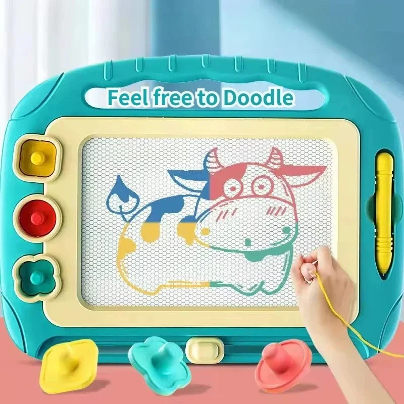 Drawing Board For Kids Magnetic Drawing Board Toy Household Graffiti Board Baby's Writing Board Magnetic Color Painting Frame