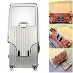 Transparent Travel Luggage Cover Waterproof Luggage Protector Covers Dustproof Protector Covers For 16-30 Inch Suitcase Case