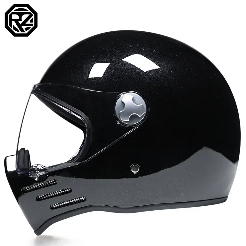 Retro Helmet Men's Cruise Full Helmet Ghost Rider Personality Skull Four Seasons Portable Electric Vehicle