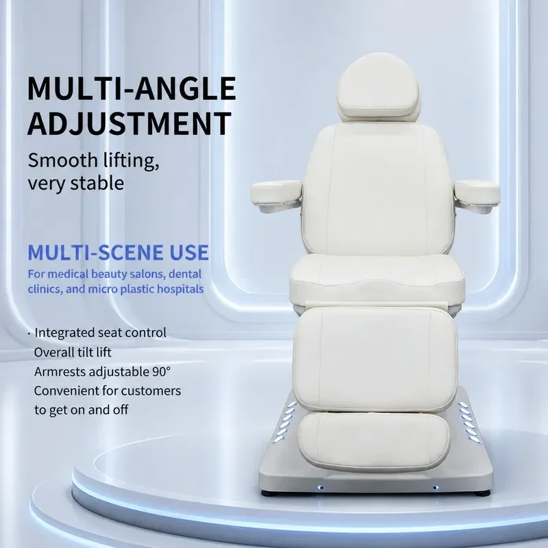 Electric Lifting Beauty Bed with Plastic Shaping Motor Eco Friendly Multi Functional Massage Chair for Health Care