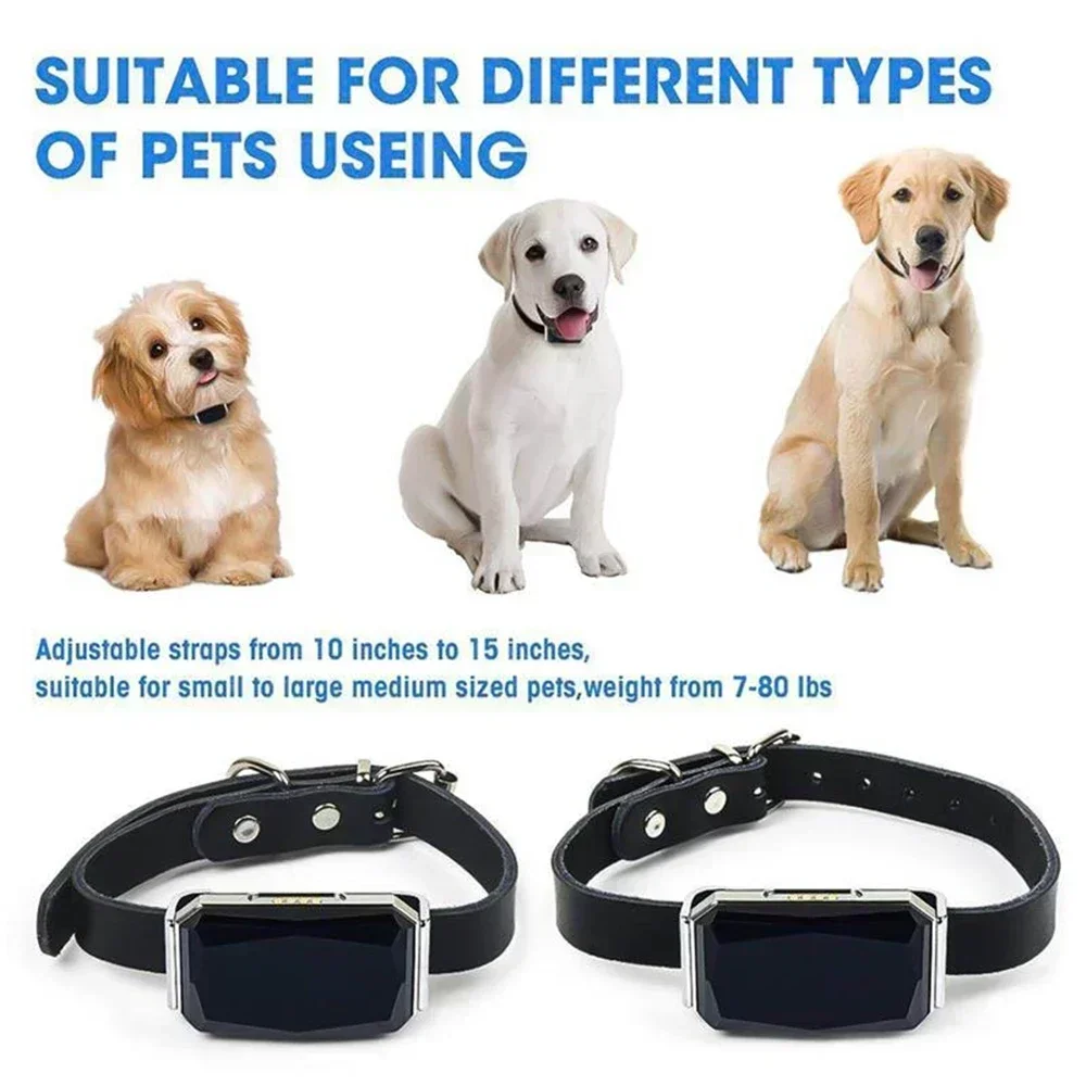 Rastreador gps para animais de estimação, localização, coleira ajustável, à prova d'água, chamada em tempo real, controle remoto, localizador gps para gatos e cães, ovelhas