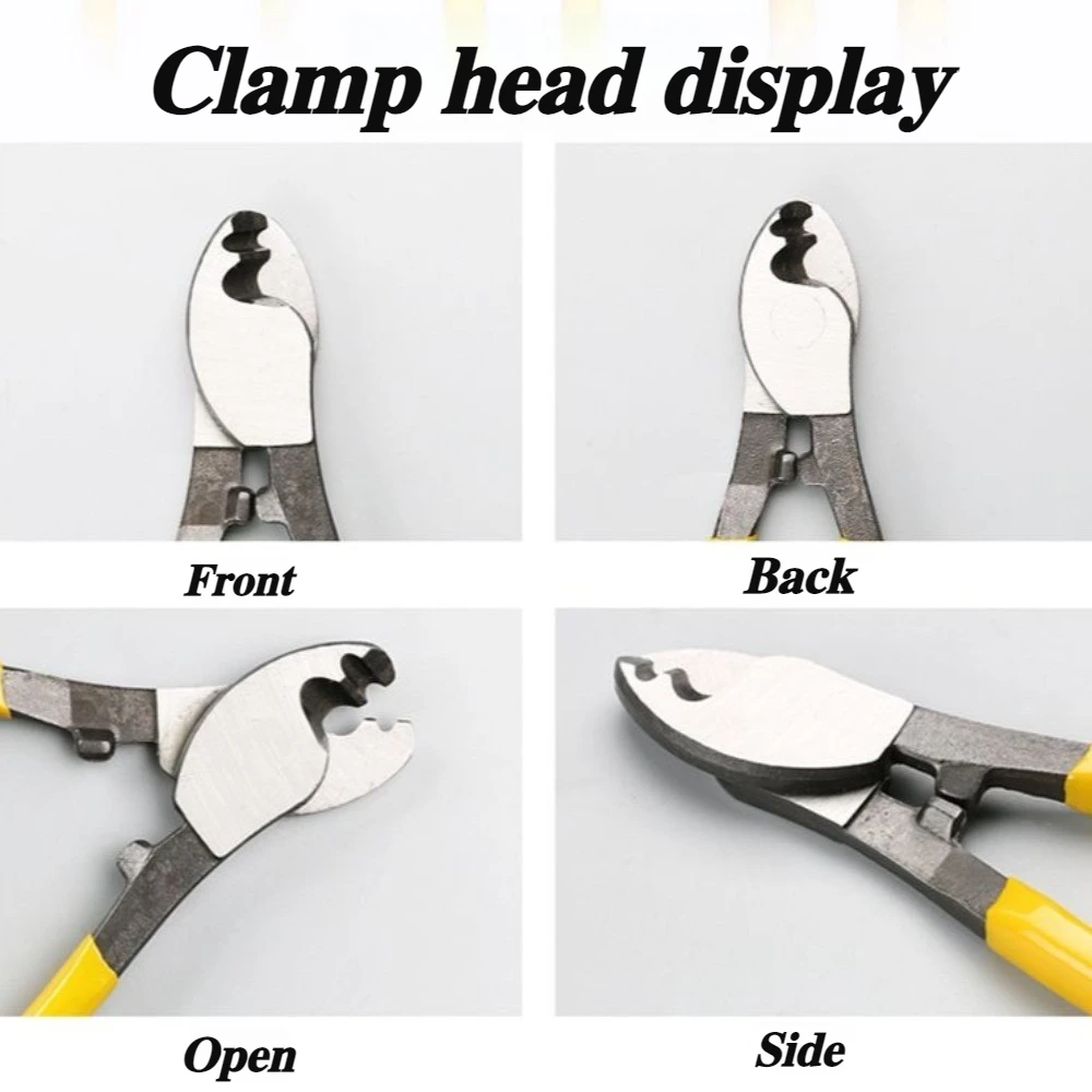 Cable and Wire Cutting Pliers 6/8/10 Inches Portable Electrician Smanual Wire Stripping and Cutting Tools Sharp Hand Tools