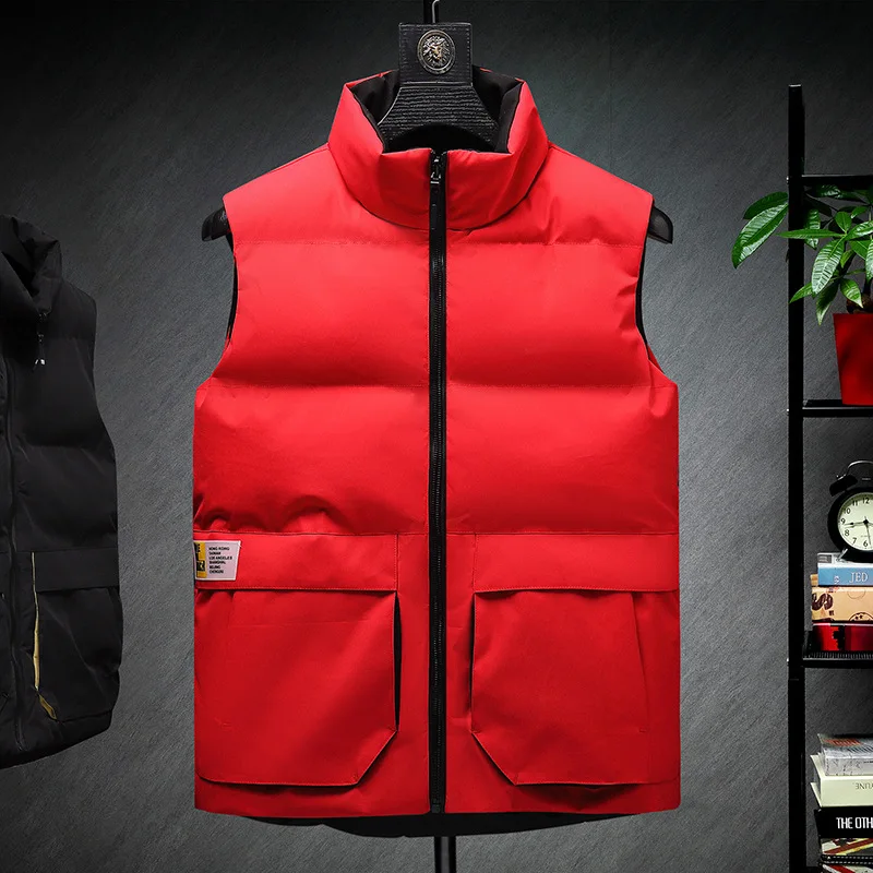 

Mens Vest Jacket Men New Autumn Warm Sleeveless Jackets Male Winter Casual Waistcoat e Homme Brand Clothing 5XL E881