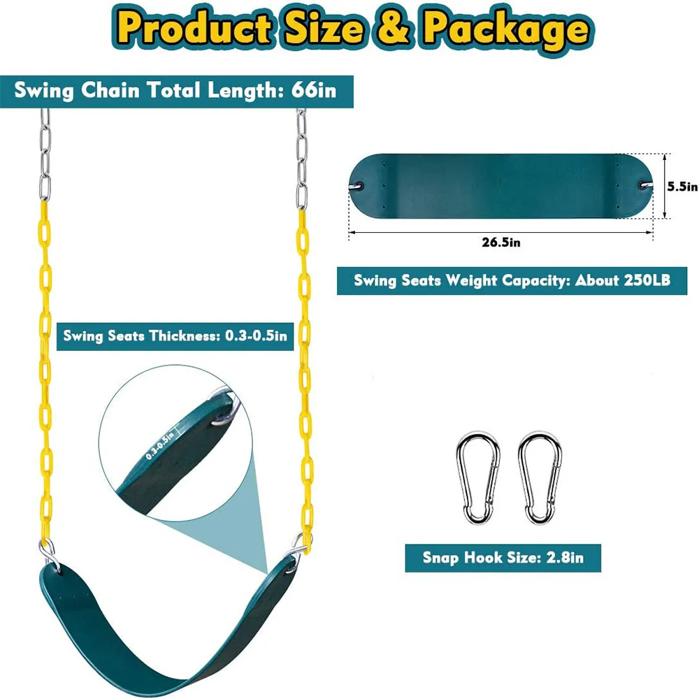 Swings Seats Heavy Duty with 66\