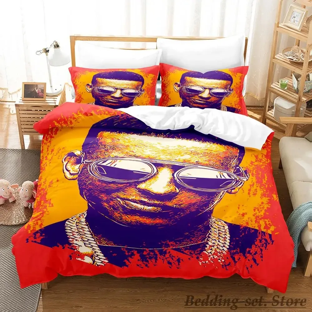 

2023 Daddy Yankee Bedding Set Single Twin Full Queen King Size Bed Set Aldult Kid Bedroom Duvetcover Sets Anime parure de lit