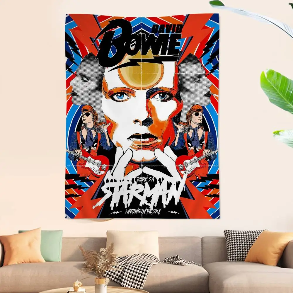 Retro singer D-David B-Bowie Hanging Bohemian Tapestry Bohemian Wall Tapestries Mandala Cheap Hippie Wall Hanging