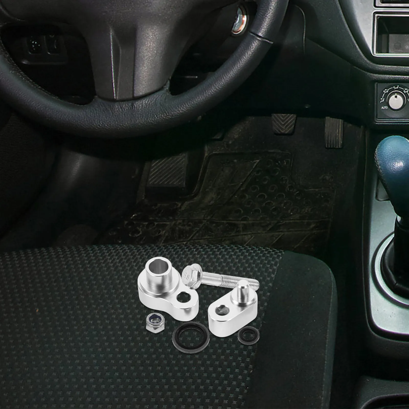 

1Set Car Air Conditioning Block Kit Metal Ac Duct Block Off Kit for Enhanced Efficiency Reliable Sealing Vehicle Modification