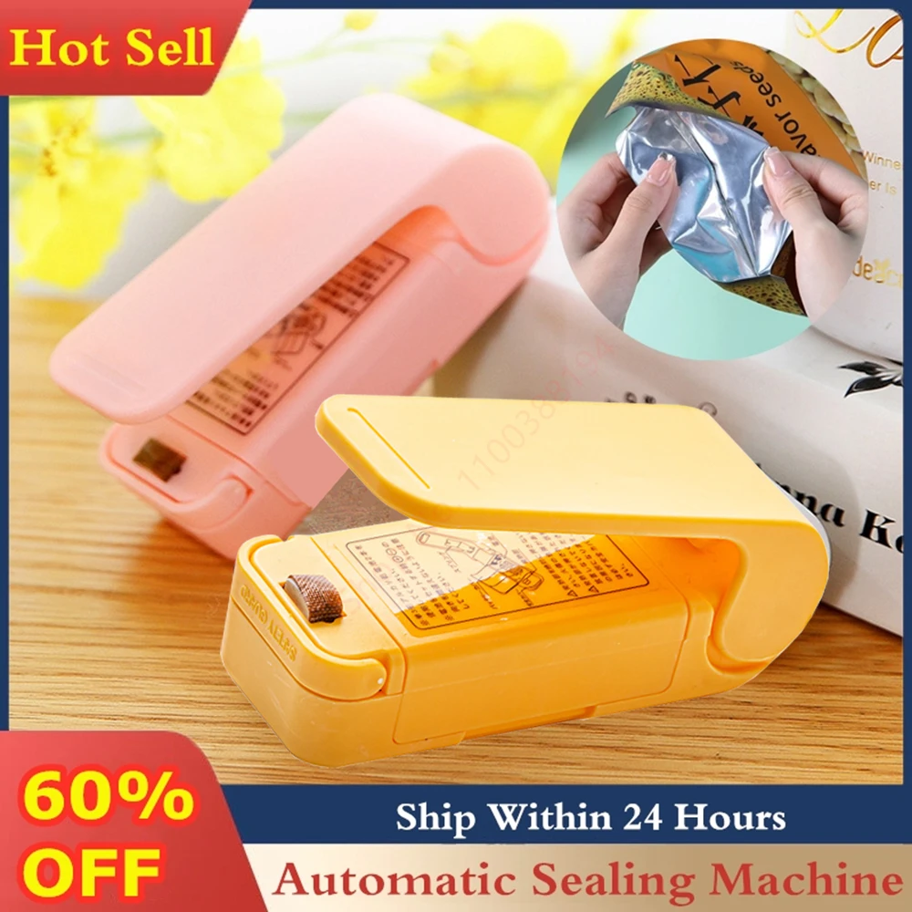 Mini Portable Plastic Package Sealer Heat Bags Sealing Machine Food Packaging Thermal Closure Pruning Kitchen Accessories Gadget