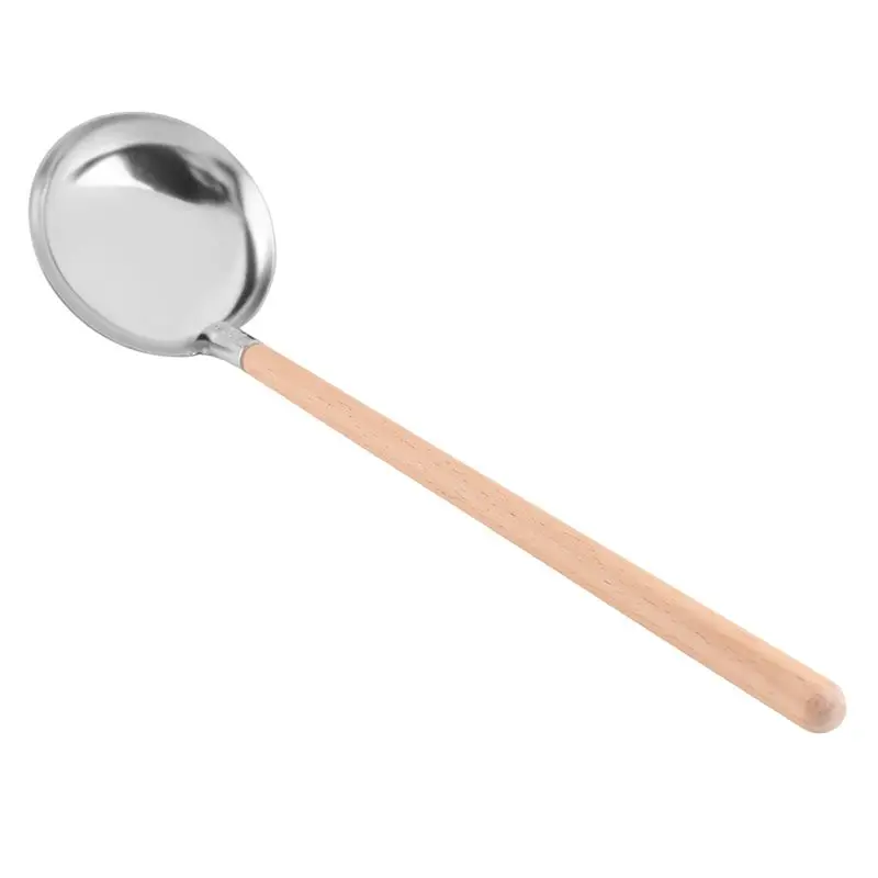 J1UL1N 2 Pcs Sakura Slotted Spoon Soup Ladle Set 304 Stainless Steel Ladle Spoon For Home Kitchen Dining Restaurant
