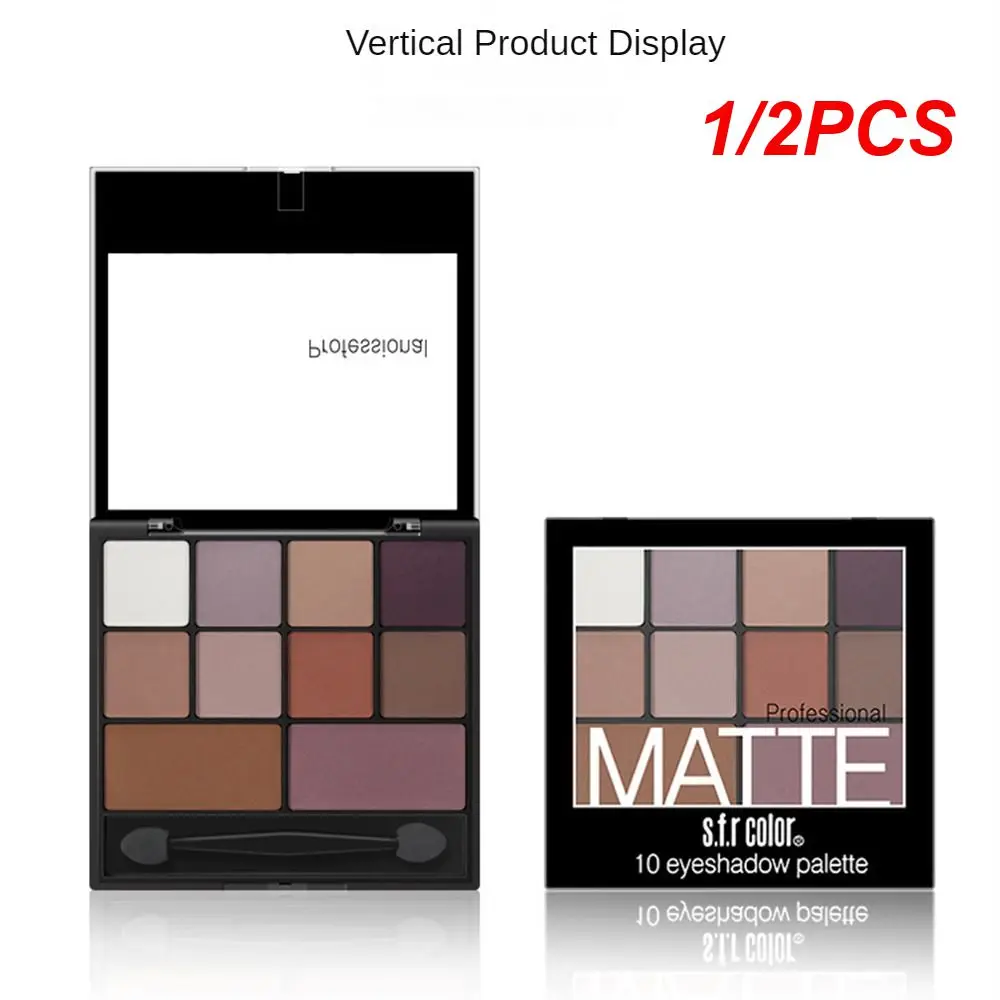 1/2PCS Pumpkin Smoky Smooth And Blendable Innovative Smudge-proof And Crease-resistant Matte Eyeshadow Makeup Trends