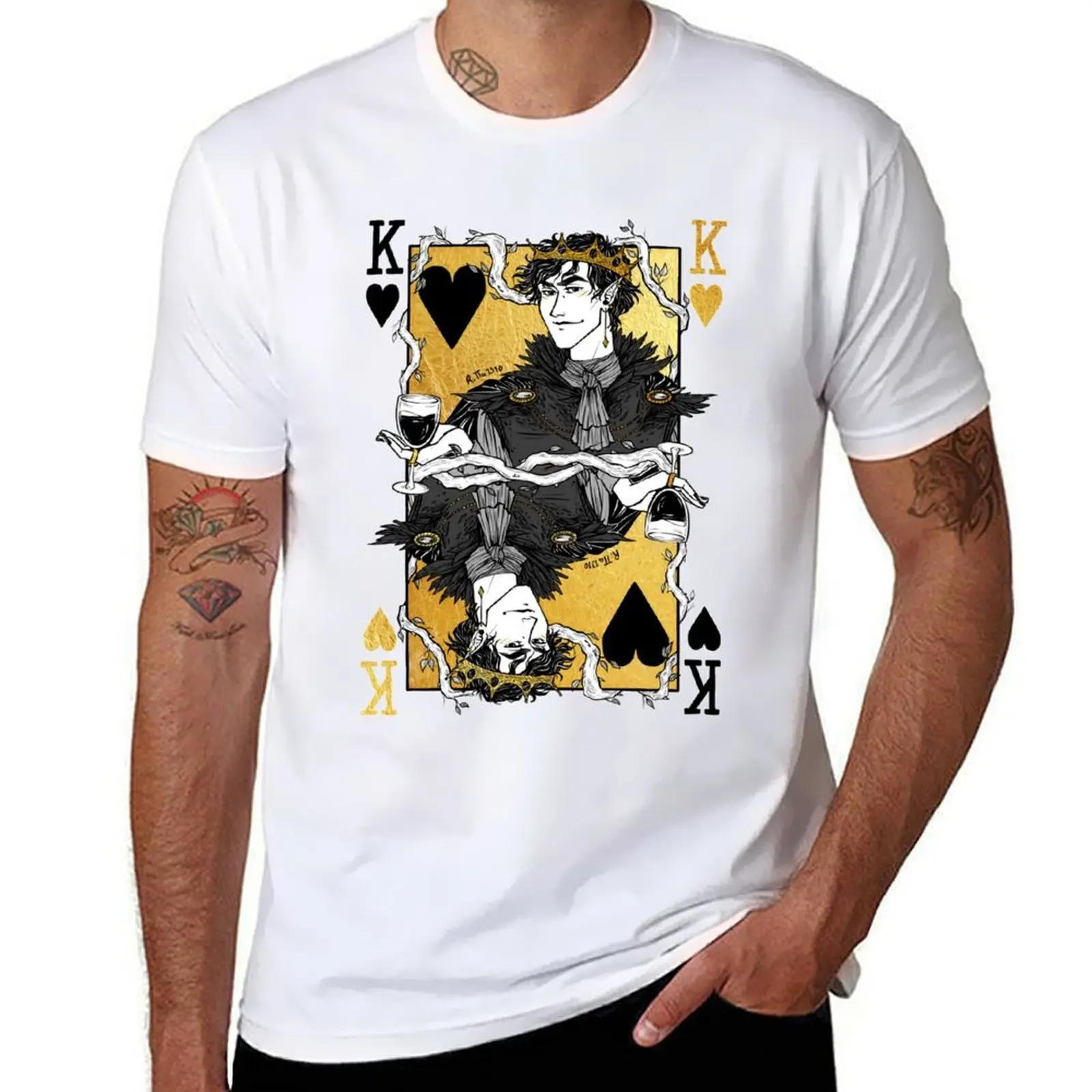 

Cardan, king of hearts T-Shirt cotton t shirts high quality man t shirt cotton high quality t shirts cotton 100% T-shirt