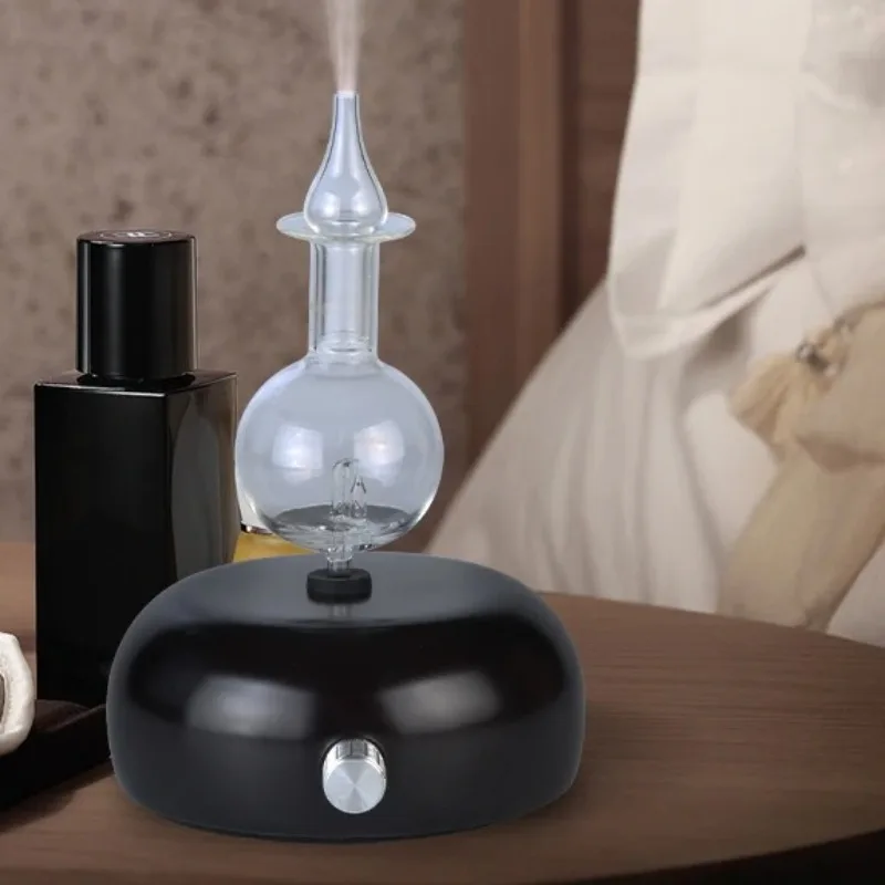 Solid Wood Essential Oil Diffuser Silent Aromatherapy Diffuser Pillar Design Humidifier for Tabletop Relaxation and Decor