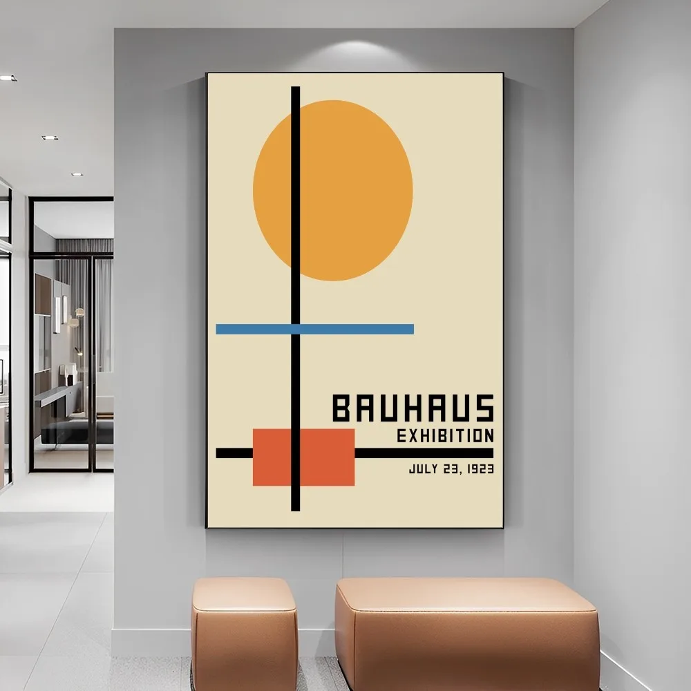 Bauhaus Modern Minimalist Geometric Wall Art Canvas Painting DIY Nordic Living Room Poster Print Home Decoration Wall Painting