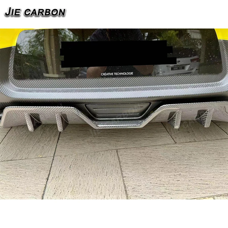 Real carbon fiber rear bumper diffuser upgraded spoiler rear lower lip for suzuki swift sport  ZC33S  2018-2024 year