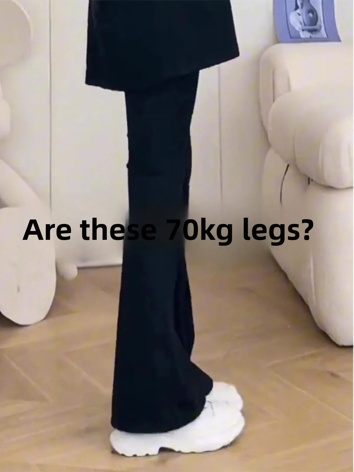 Elastic Flared Jeans Women's High Waist Large Size Bootcut Pants Slimming orties Floor-Length  Hoof Jeans