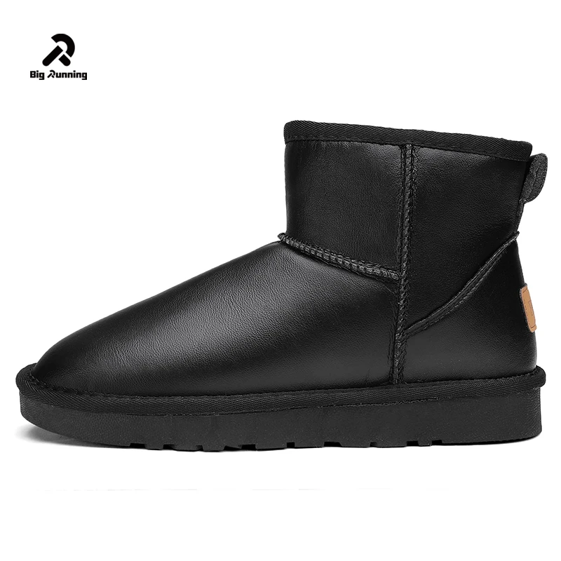 

2024 New Winter Short Couple boots Snow Boots Men Plus Fleece Thickened Non-slip Bread Northeast Big Cotton Shoes