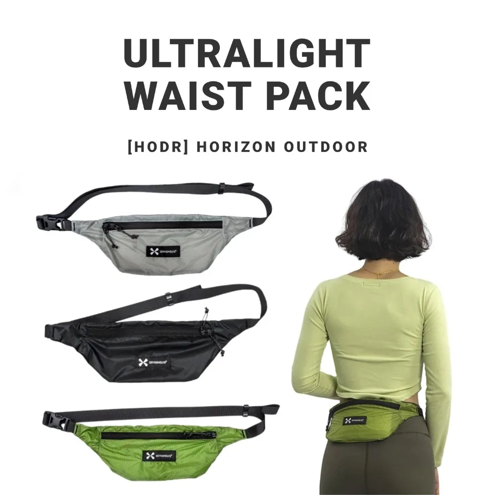 

[HODR] Сверхлегкая водонепроницаемая поясная сумка 56 г | Тонкий дорожный/беговой ремень — снаряжение для бега по пересеченной местности, поясная сумка для велоспорта