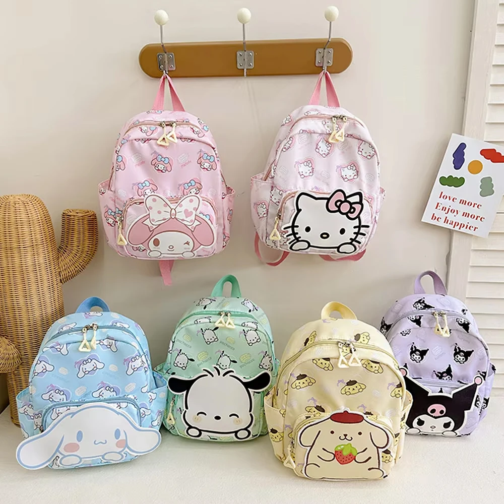 

Backpack Anime Kuromi Cinnamoroll My Melody Student Bag Large Capacity Women Bag For Children Girls Gift