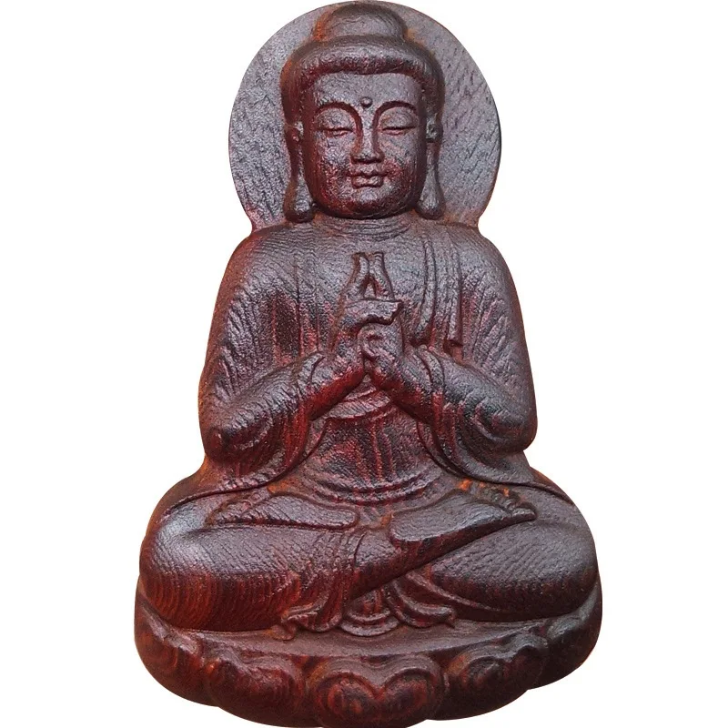 Handmade Lotus Tag Mold Wooden Buddha Statue Pendant Mold Resin Aromatherapy Plaster Listing Silicone Mold